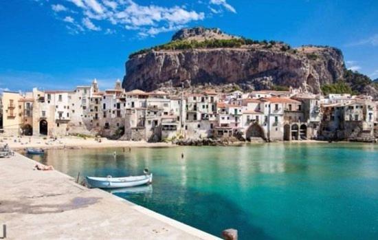 Ferienwohnung Blue Sea House Cefalù Exterior foto